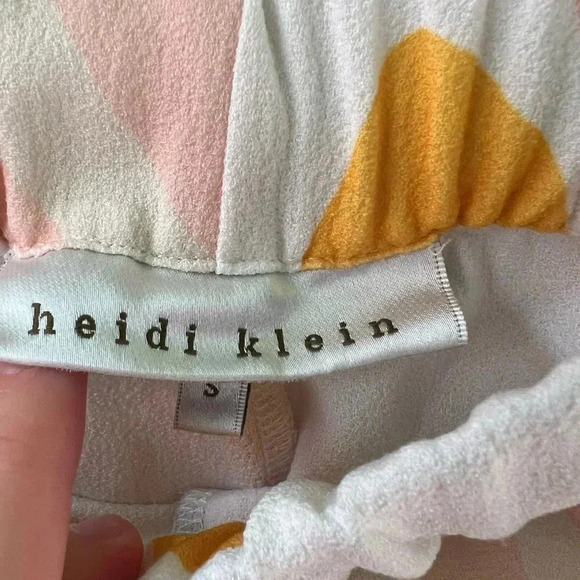 Heidi‎ Klein Honolulu Woven Harem Trousers Drawstring Elastic Waist Size Small - Picture 7 of 11